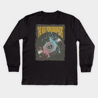 The New Pornographers Vintage Vynil Kids Long Sleeve T-Shirt